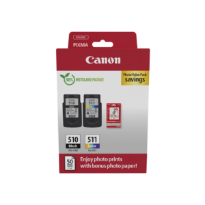 Набір картриджів PG510+CL511 папір 4х6'' 50л PG-510+CL-511 PHOTO VALUE Pack