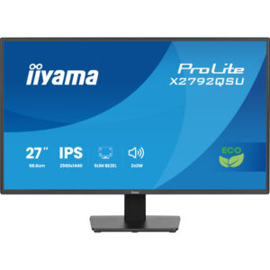 27" 16:9 IPS РК монітор, 2560х1440, 3 мс (GtG), 12 0 Гц, 350 кд/м2, Adaptive Sync, 1xHDMI 2.0/1xDP 1. X2792QSU-B1