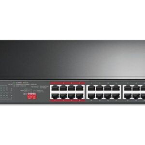 Комутатор TP-LINK TL-SL1226P 24xFE (24xPoE), 2xSFP, 250Вт, Некерований
