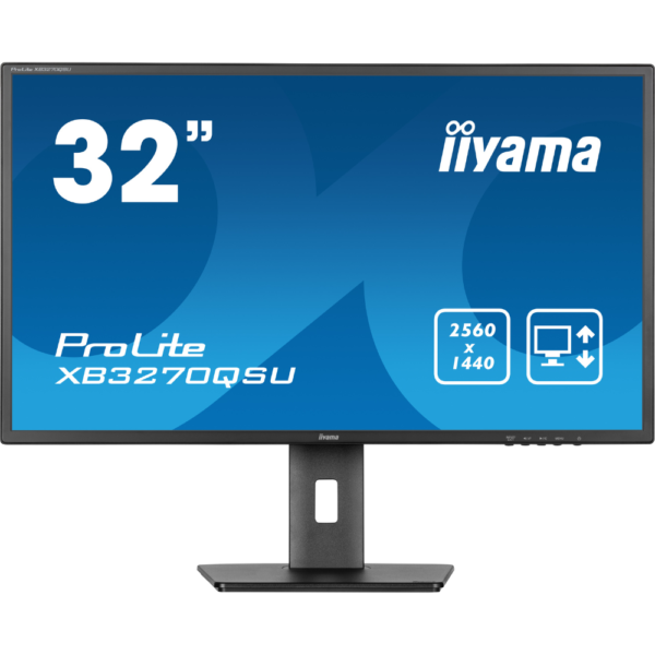 31,5" 16:9 IPS РК монітор, 2560х1440, 3 мс (GtG),  100 Гц, Adaptive Sync, 2xHDMI 2.0/1xDP 1.4/3xUSB 3 XB3270QSU-B1