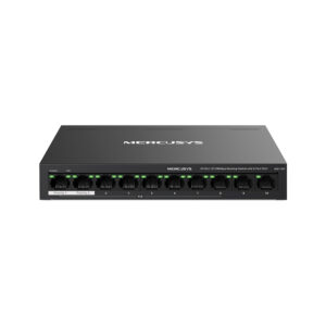 Комутатор MERCUSYS MS110P 10xFE (8xPoE), 65Вт, Некерований