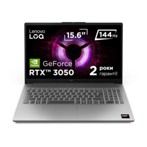 ноутбук 15.6FM/R7 170/16/1TB SSD/RT X4050 6GB/DOS/ BL/Luna Grey LOQ 15ARP10E