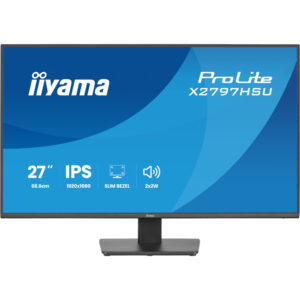 27" 16:9 IPS РК монітор, 1920х1080, 4 мс (GtG), 12 0 Гц, 350 кд/м2, Adaptive Sync, 1xHDMI 1.4/1xDP 1. X2797HSU-B1