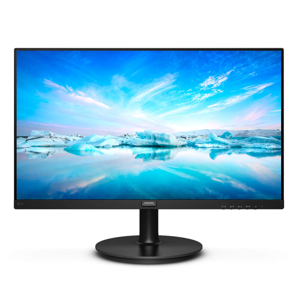 Монітор VA 21.5",1920*1080,75 Гц,VGA,HDMI,2*2 ВТ 21.5" FHD/VA/75Hz/4ms/HDMI, VGA/Black 221V8A/00