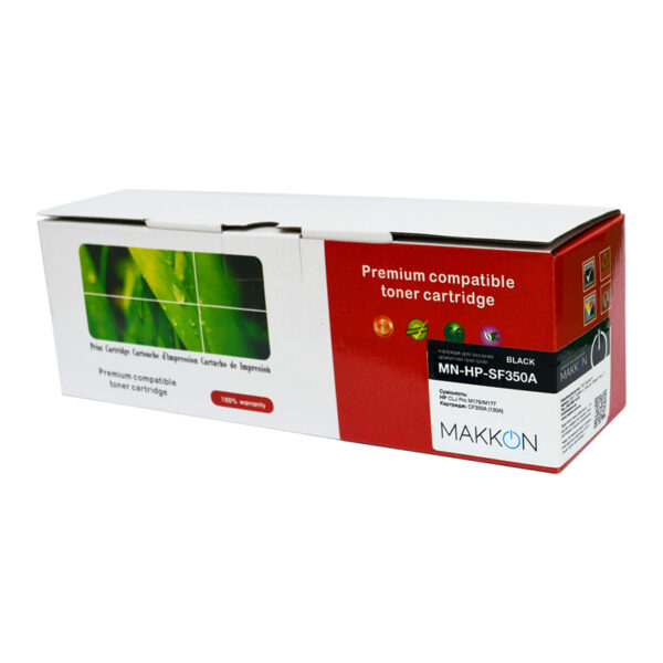 4649_1 картридж MAKKON совместимый аналог HP СF350A (130A) black