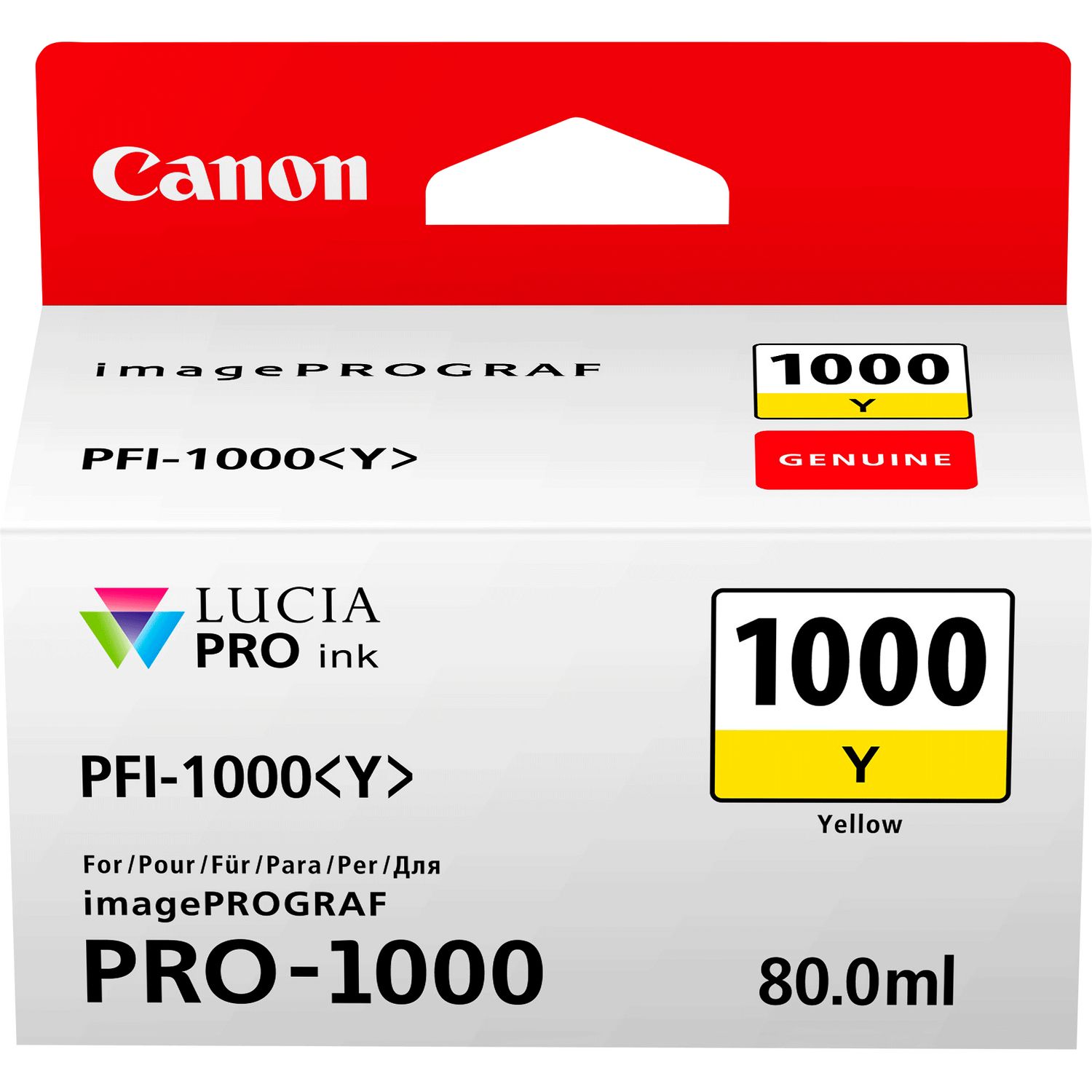 Картридж PFI-1000 жовтий Canon (0549C001)