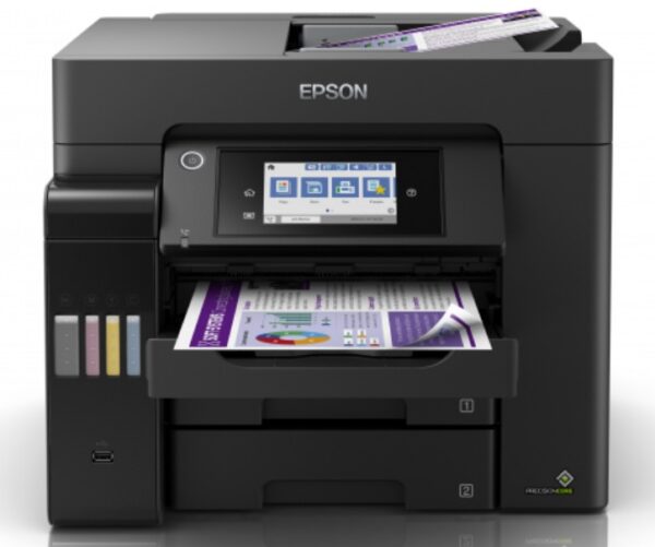 БФП ink color A4 Epson EcoTank L6570 32_32 ppm Fax DADF Duplex USB Ethernet Wi-Fi 4 inks Pigment