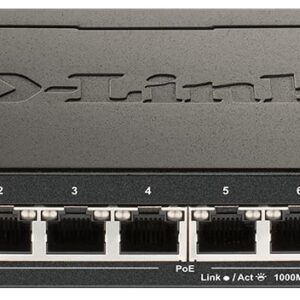 62e7a68fe4720_dgs-1100-08pv2_a1_front Комутатор D-Link DGS-1100-08PV2 8xGE PoE 64Вт, EasySmart