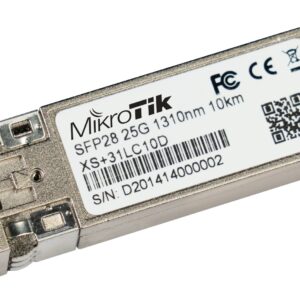 Трансивер MikroTik XS+31LC10D SFP28, 1x25GBaseLR, SM, 10км, LC