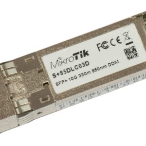 Трансивер MikroTik S+85DLC03D SFP+, 1x10GBaseSR, MM, 300м, LC