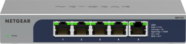 647849a11e40a_hbbm9n3x6m1 Комутатор NETGEAR MS105, 5x2.5GE, Некерований