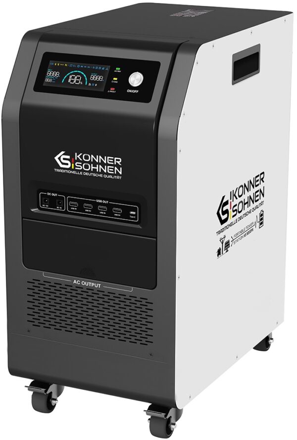 Портативна електростанція Konner&Sohnen KS 5200PS, 5200Вт, 5120Вт·год, LifePo4, UPS, 56кг
