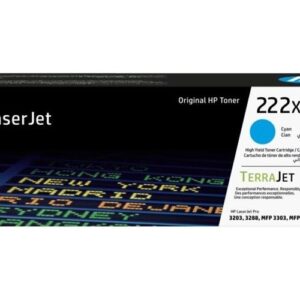 Картридж HP 222X CLJ Pro 3203/3303 Cyan (2500стор)