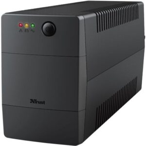 68da9f701e745_5f3297426a3af_1_1500 Джерело безперебійного живлення Trust Paxxon 800VA UPS with 2 standard wall power outlets чорний