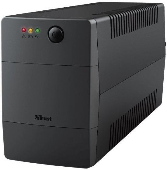 68da9f701e745_5f3297426a3af_1_1500 Джерело безперебійного живлення Trust Paxxon 800VA UPS with 2 standard wall power outlets чорний