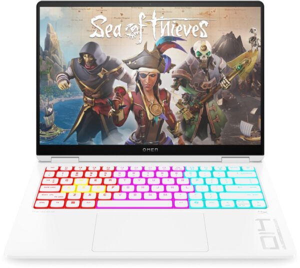 68ed54407dbdb_2968505 Ноутбук HP OMEN Transcend 14-fb1014ua 14" 3K OLED, Intel U7-255H, 32GB, F2TB, NVD5060-8, DOS, білий
