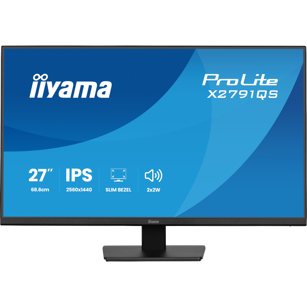 27" 16:9 IPS РК монітор, 2560х1440, 1 мс (MPRT), 7 5 Гц, 350 кд/м2, Adaptive Sync, 1xHDMI 1.4/1xDP 1. X2791QS-B1