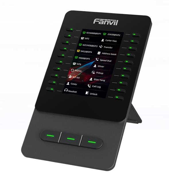 69a461c1ebe61_em60 Модуль розширення Fanvil EM60, 1xUSB-C, 1xUSB-A, 4.3" кольоровий екран, до 60 DSS клавіш для V65, V66, V66 Pro