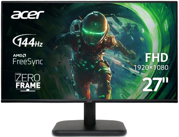 Монітор Acer 27" EK271P6bi D-Sub, HDMI, VA, 144Hz, 1ms
