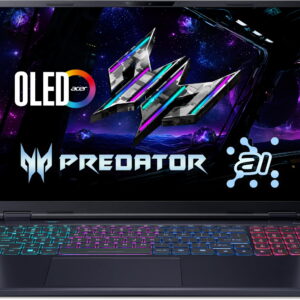 Ноутбук Acer Predator Helios Neo 16S PHN16S-I51 16" OLED, Intel U9-386H, 32GB, F1TB, NVD5060-8, Lin, чорний