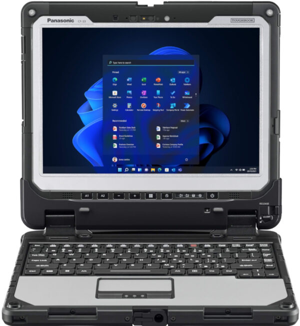 Ноутбук Panasonic Toughbook CF-33 MK4 12” QHD Touch, Intel i5-1345U, 16GB, F512GB, UMA, LTE, Win11P, сріблястий