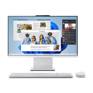 моноблок 27FM/R5 7533HS/16/1TB SSD/UMA/DOS/WKM/Clo ud Grey IdeaCentre AIO 27ARR9