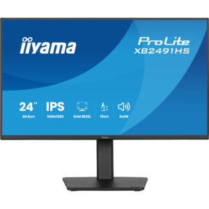 23.8" 16:9 IPS РК монітор, 1920х1080, 1 мс (MPRT), 120 Гц, 350 кд/м2, Adaptive Sync, 1xHDMI 1.4/1xDP XB2491HS-B1
