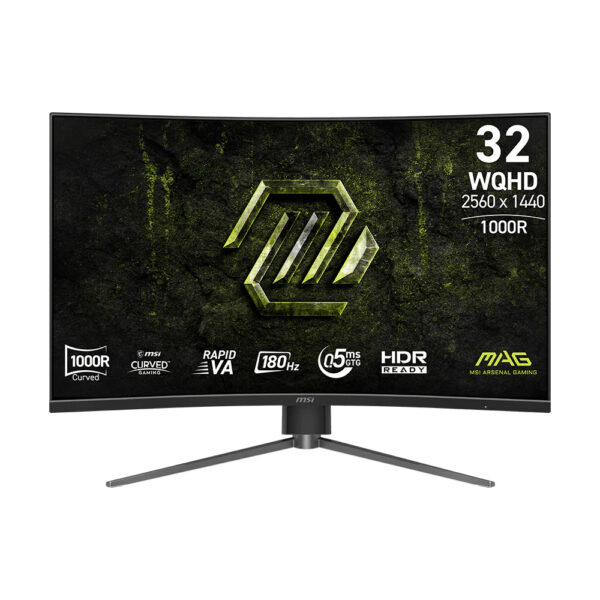 919bc3782c84fabe82adddaa6e3bb1bd Монітор VA 31.5" WQHD (2560 x 1440) Curved 1000R 0 .5ms 180Hz 178/178/2HDMI/DP MAG 325CQPF E18