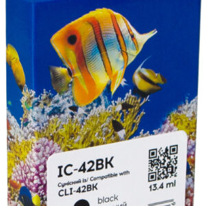 Картридж сумісний Canon CLI-42BK (6384B001) 900 арк, чорний Barva (IC-42BK)