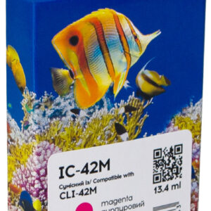 Картридж сумісний Canon CLI-42M (6386B001) 900 арк, пурпуровий Barva (IC-42M)