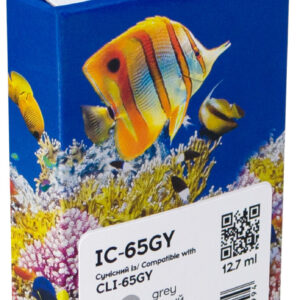 Картридж сумісний Canon CLI-65GY (4219C001) 595 арк, сірий Barva (IC-65GY)