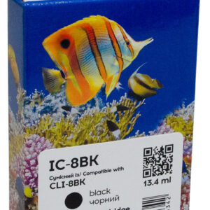 Картридж сумісний Canon CLI-8BK (0620B024) 450 арк, чорний Barva (IC-8BK)
