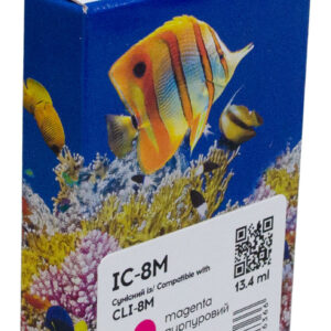 Картридж сумісний Canon CLI-8M (0622B024) 490 арк, пурпуровий Barva (IC-8M)