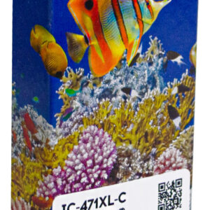 Картридж сумісний Canon CLI-471C XL (0347C001) 715 арк, блакитний Barva (IC-471XL-C)