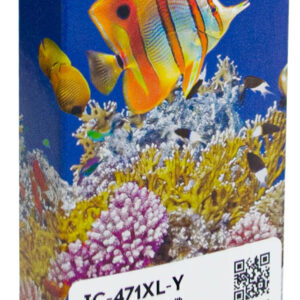 Картридж сумісний Canon CLI-471Y XL (0349C001) 715 арк, жовтий Barva (IC-471XL-Y)