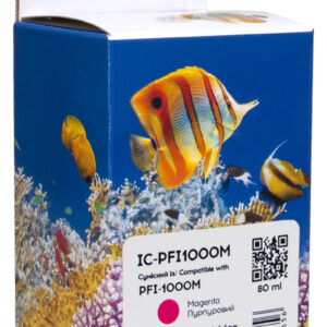 Картридж сумісний Canon PFI-1000M (0548C001) 80 мл, пурпуровий Barva (IC-PFI1000M)