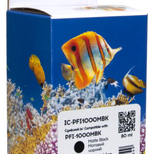 Картридж сумісний Canon PFI-1000MBK (0545C001) 80 мл, матовий чорний Barva (IC-PFI1000MBK)