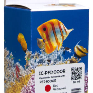 Картридж сумісний Canon PFI-1000R (0554C001) 80 мл, червоний Barva (IC-PFI1000R)