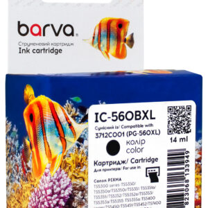 Картридж струменевий Canon PG-560 XL (3712C001) 400 арк, чорний Barva (IC-560BXL)