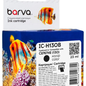 Картридж струменевий HP 130 (C8767HE) 860 арк, чорний Barva (IC-H130B)