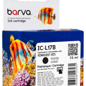 Картридж струменевий Lexmark 17 (10N0217) 205 арк, чорний Barva (IC-L17B)