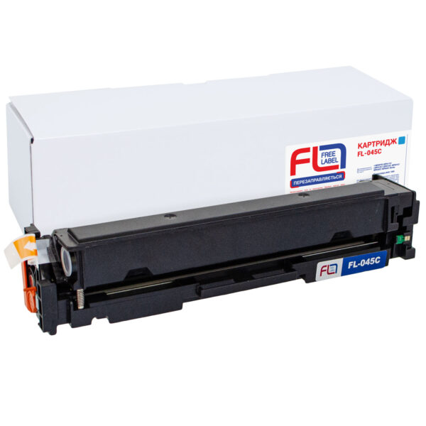 CT-CAN-045-C-FL-0 Картридж сумісний Canon 045 блакитний Free Label (FL-045C)