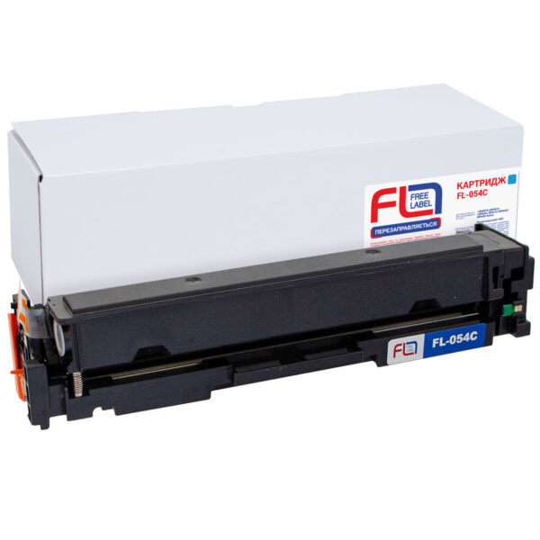CT-CAN-054-C-FL-0 Картридж сумісний Canon 054 блакитний Free Label (FL-054C)
