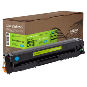 Картридж сумісний Canon 067H блакитний Green Label Patron (PN-067HCGL)