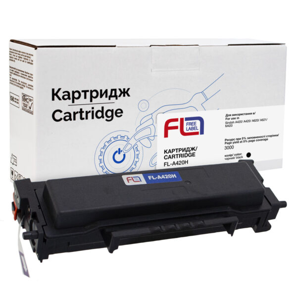 CT-SIN-A420H-FL-0 Тонер-картридж сумісний Sindoh A420H Free Label (FL-A420H)