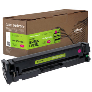 Картридж сумісний HP 201A (CF403A) пурпуровий Green Label Patron (PN-201AMGL)