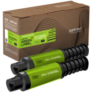Тонер-картридж сумісний HP 103AD (W1103AD) подвійна упаковка Green Label Patron (PN-103ADGL)