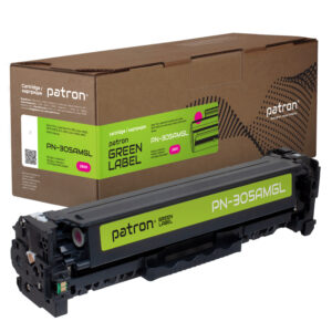 Картридж сумісний HP 305A (CE413A) пурпуровий Green Label Patron (PN-305AMGL)