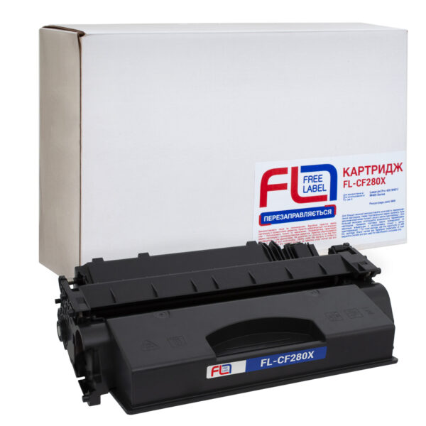Картридж сумісний HP 80X (CF280X) Free Label (FL-CF280X)