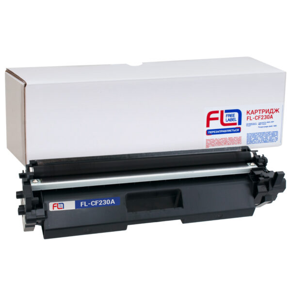 Тонер-картридж сумісний HP 30A (CF230A) Free Label (FL-CF230A)